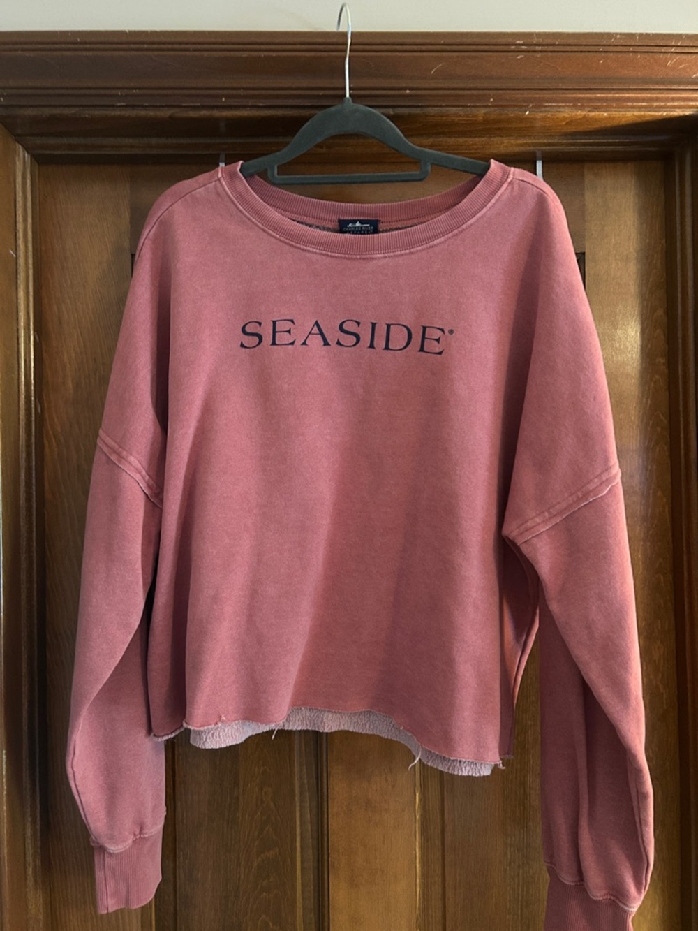 Seaside Women's Dusty Rose Cropped Sweatshirt